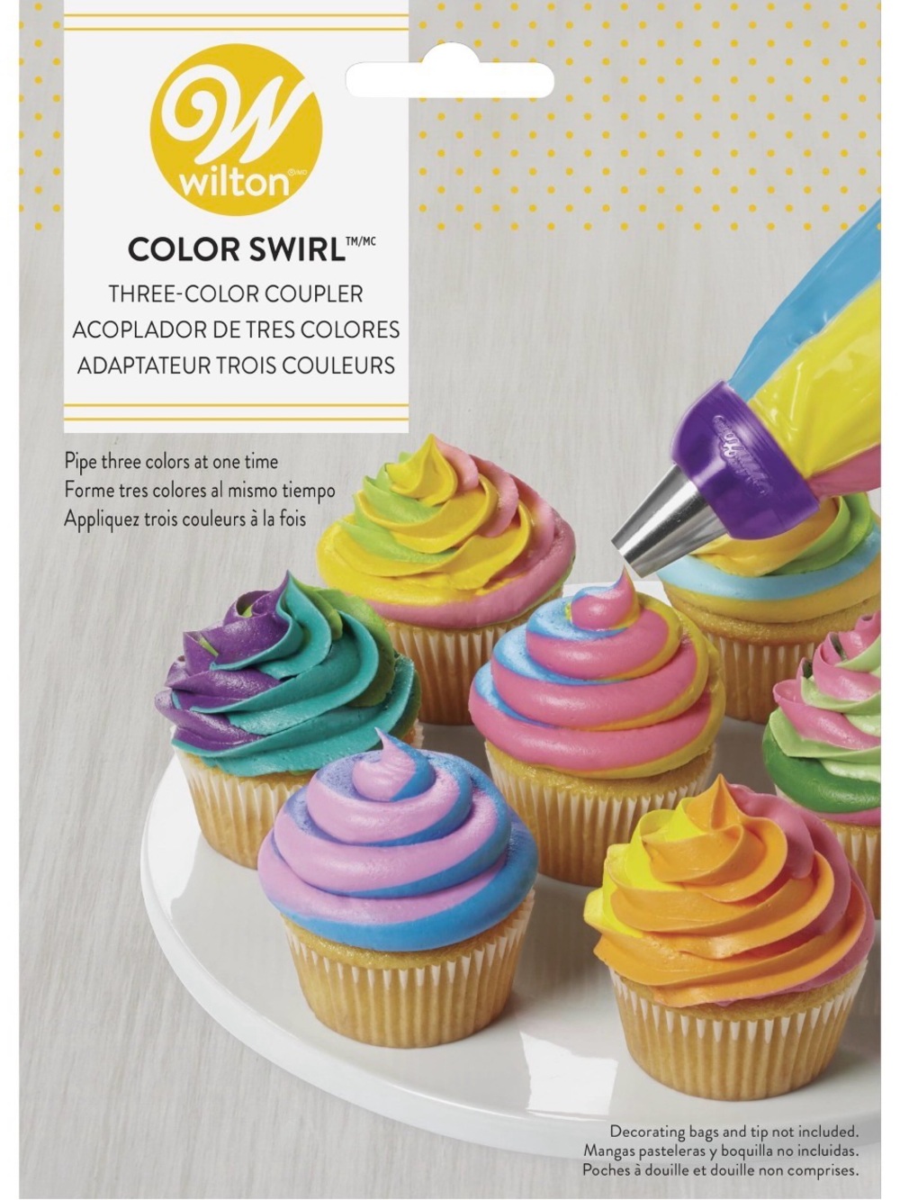 Wilton Color Swirl Decorating Set – 3 Color Icing Coupler